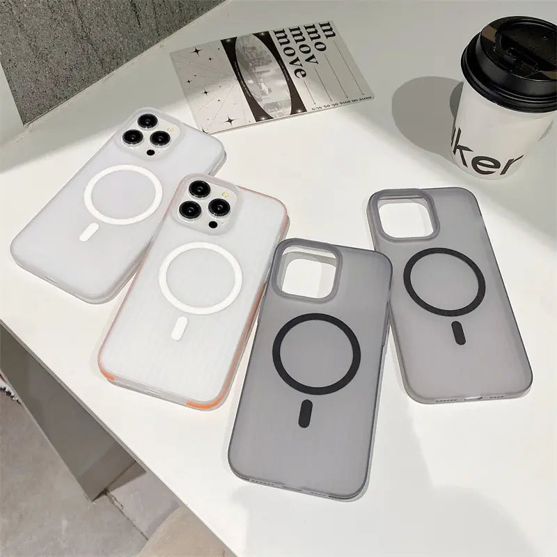 Corrugated Texture Case for iPhone 15, 14, 13 Pro Max