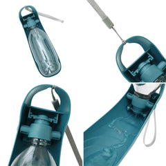 Portable Dog Water Bottle and Feeder for Walks