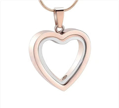 Heart-Shaped Memorial Necklace