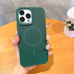 Magnetic Breathable Case for iPhone 15/14/13 Pro Max