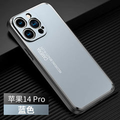 Metal Back Cover Case for iPhone 15 Pro Max & 13/14