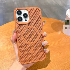 Magnetic Breathable Case for iPhone 15/14/13 Pro Max