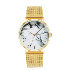 Fashion Marble Wrist Watch Luxury Women Watches