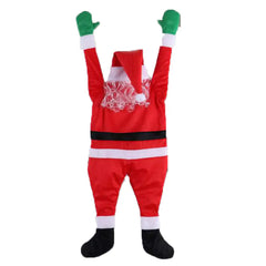 Plush Santa Wall Climbing Decoration Outfit