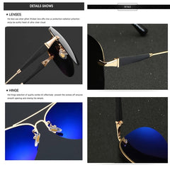 Luxury Aviator Sunglasses