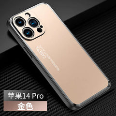 Metal Back Cover Case for iPhone 15 Pro Max & 13/14