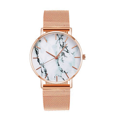 Fashion Marble Wrist Watch Luxury Women Watches