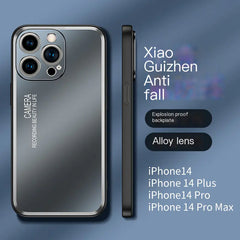 Metal Back Cover Case for iPhone 15 Pro Max & 13/14