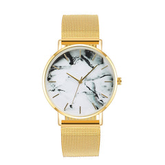 Fashion Marble Wrist Watch Luxury Women Watches