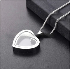 Heart-Shaped Memorial Necklace