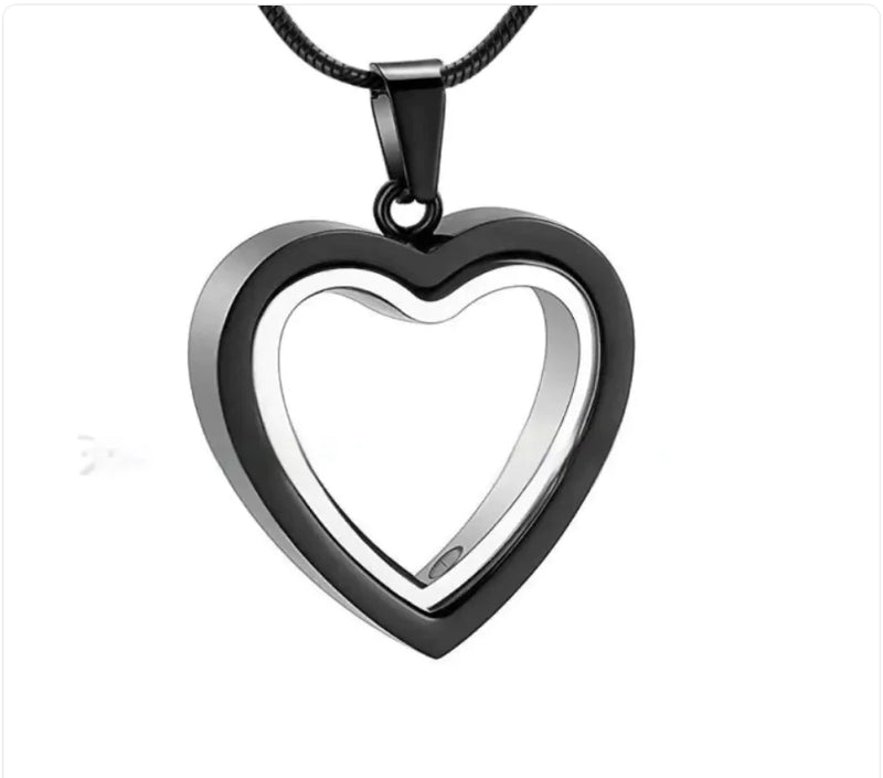 Heart-Shaped Memorial Necklace