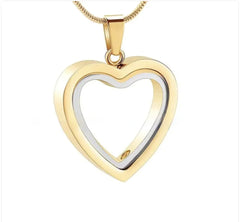 Heart-Shaped Memorial Necklace