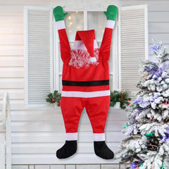 Plush Santa Wall Climbing Decoration Outfit